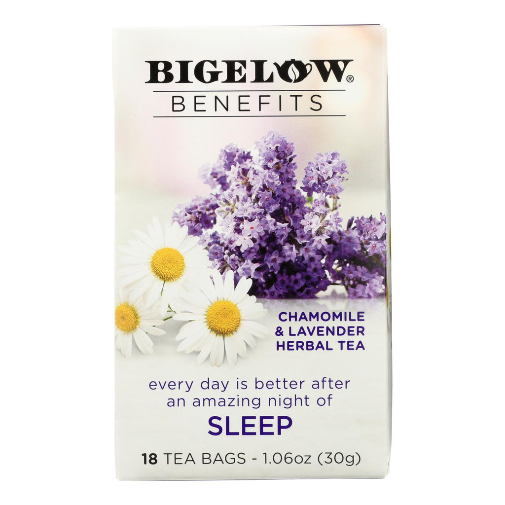 Bigelow Tea Tea - Chamomile Lavender - Sleep - Case Of 6 - 18 Bag - Lakehouse Foods