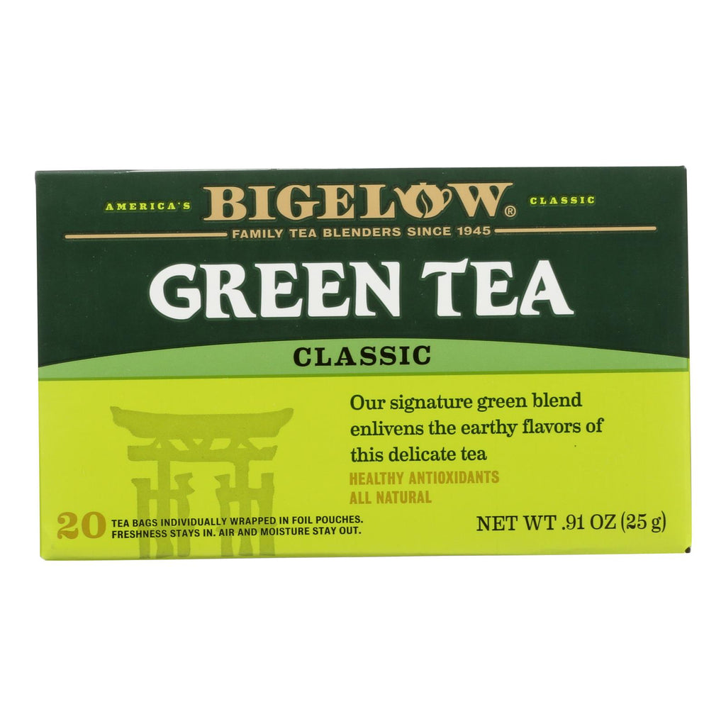 Bigelow Tea Green Tea - Classic - Case Of 6 - 20 Bag - Lakehouse Foods
