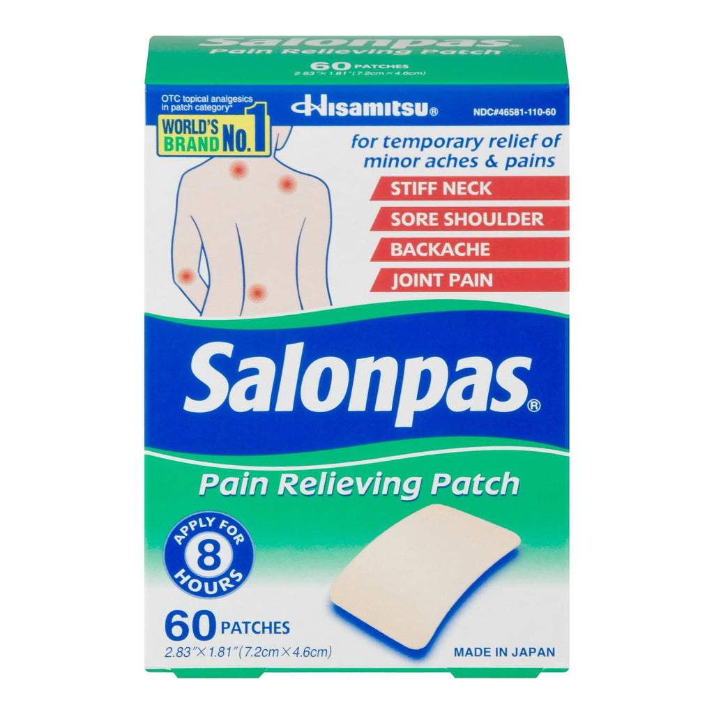 Salonpas - Salonpas Pain Rel Patch - 1 Each - 60 Ct - Lakehouse Foods