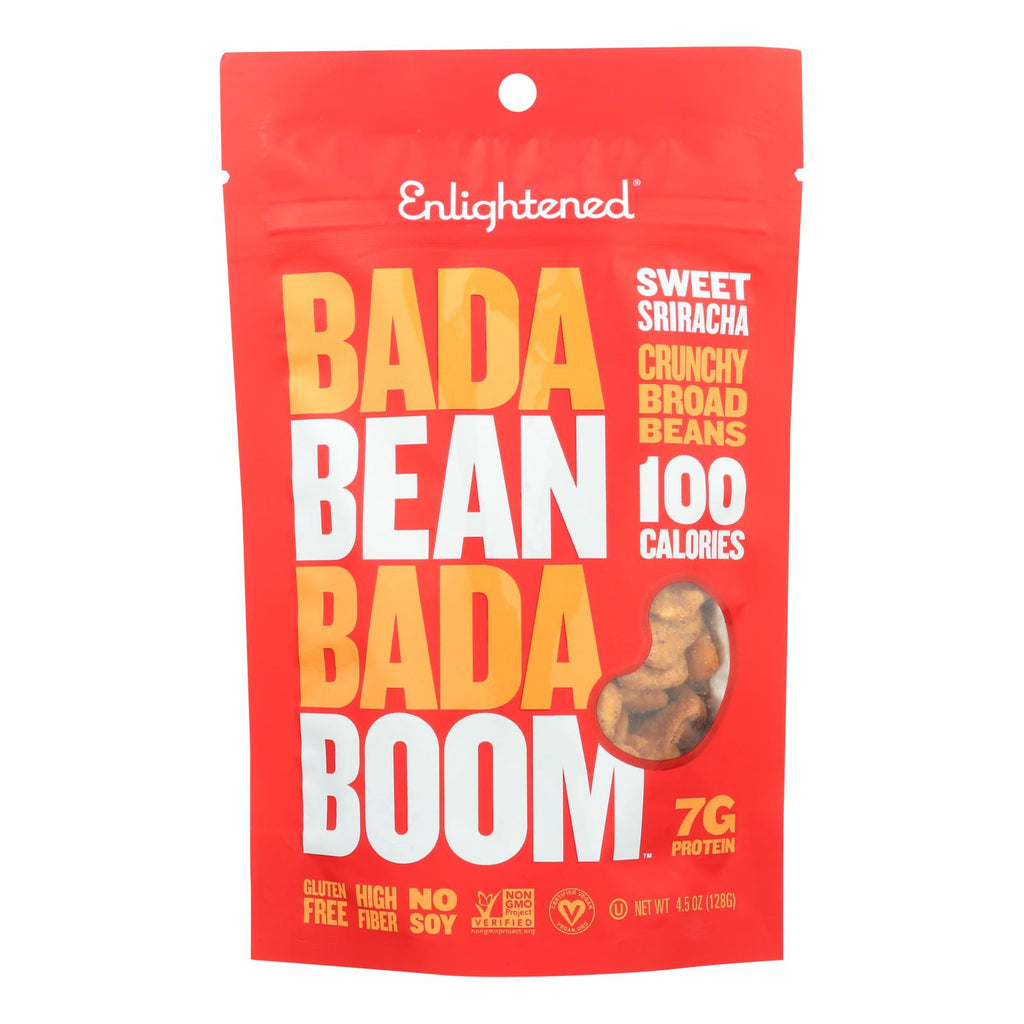 Bada Bean Bada Boom - Crunchy Beans Sweet Sriracha - Case Of 6-4.5 Oz - Lakehouse Foods