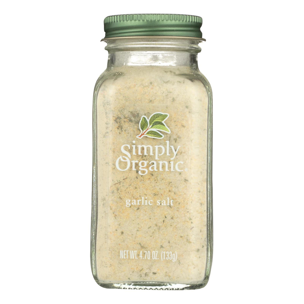 Simply Organic Garlic Salt - Organic - 4.7 Oz - Lakehouse Foods