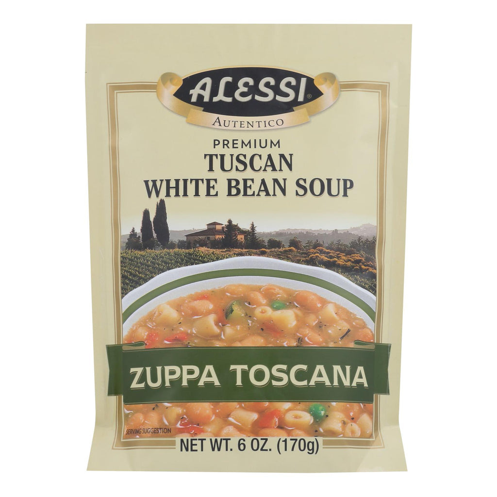 Alessi - Tuscan - White Bean Soup - Case Of 6 - 6 Oz. - Lakehouse Foods