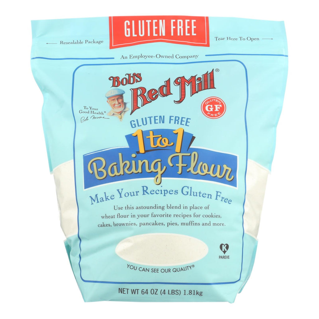 Bob's Red Mill - Baking Flour 1 To 1 - Case Of 4-64 Oz - Lakehouse Foods