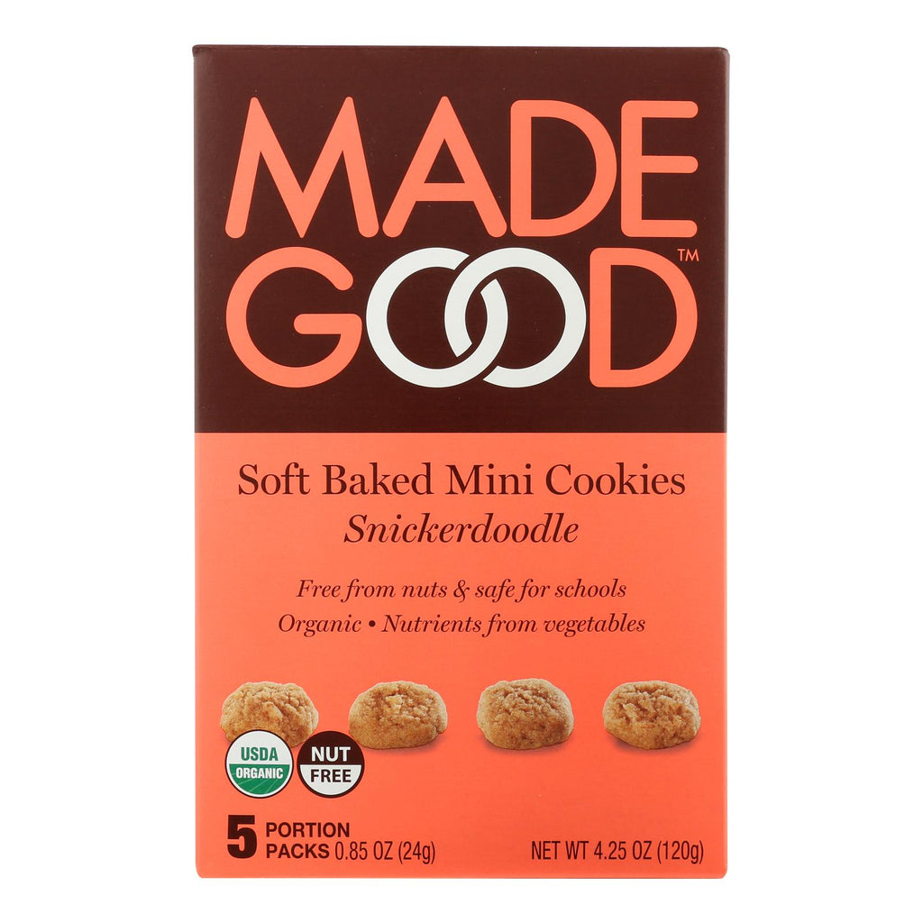 Made Good - Cookies Soft Mini Snickerdoodle - Case Of 6 - 4.25 Oz - Lakehouse Foods