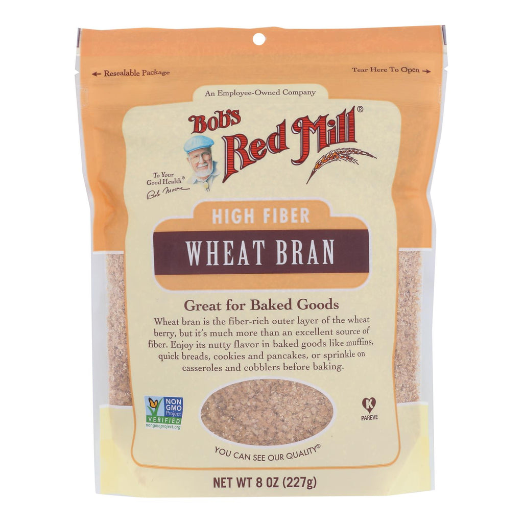 Bob's Red Mill - Wheat Bran - Case Of 4-8 Oz - Lakehouse Foods