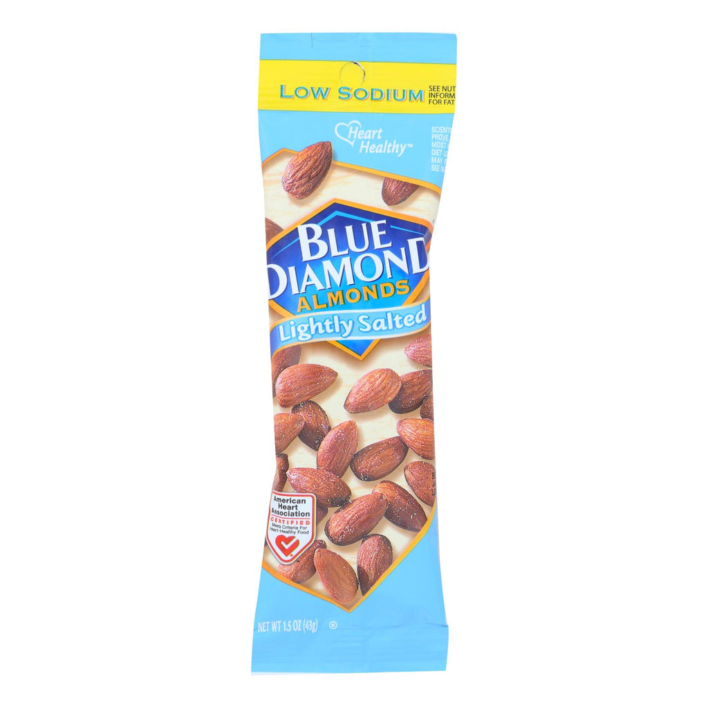 Blue Diamond Lightly Salted Almonds - Case Of 12 - 1.5 Oz - Lakehouse Foods