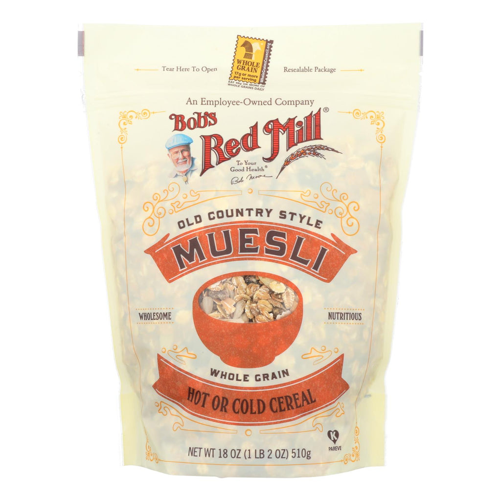 Bob's Red Mill - Old Country Style Muesli Cereal - 18 Oz - Case Of 4 - Lakehouse Foods