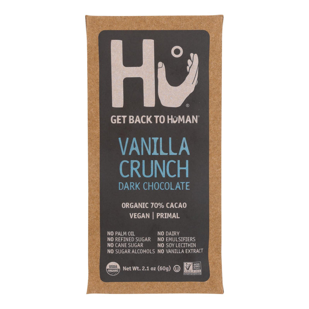 Hu - Dark Chocolate Bar Vanilla Crunch - Case Of 12-2.1 Oz - Lakehouse Foods