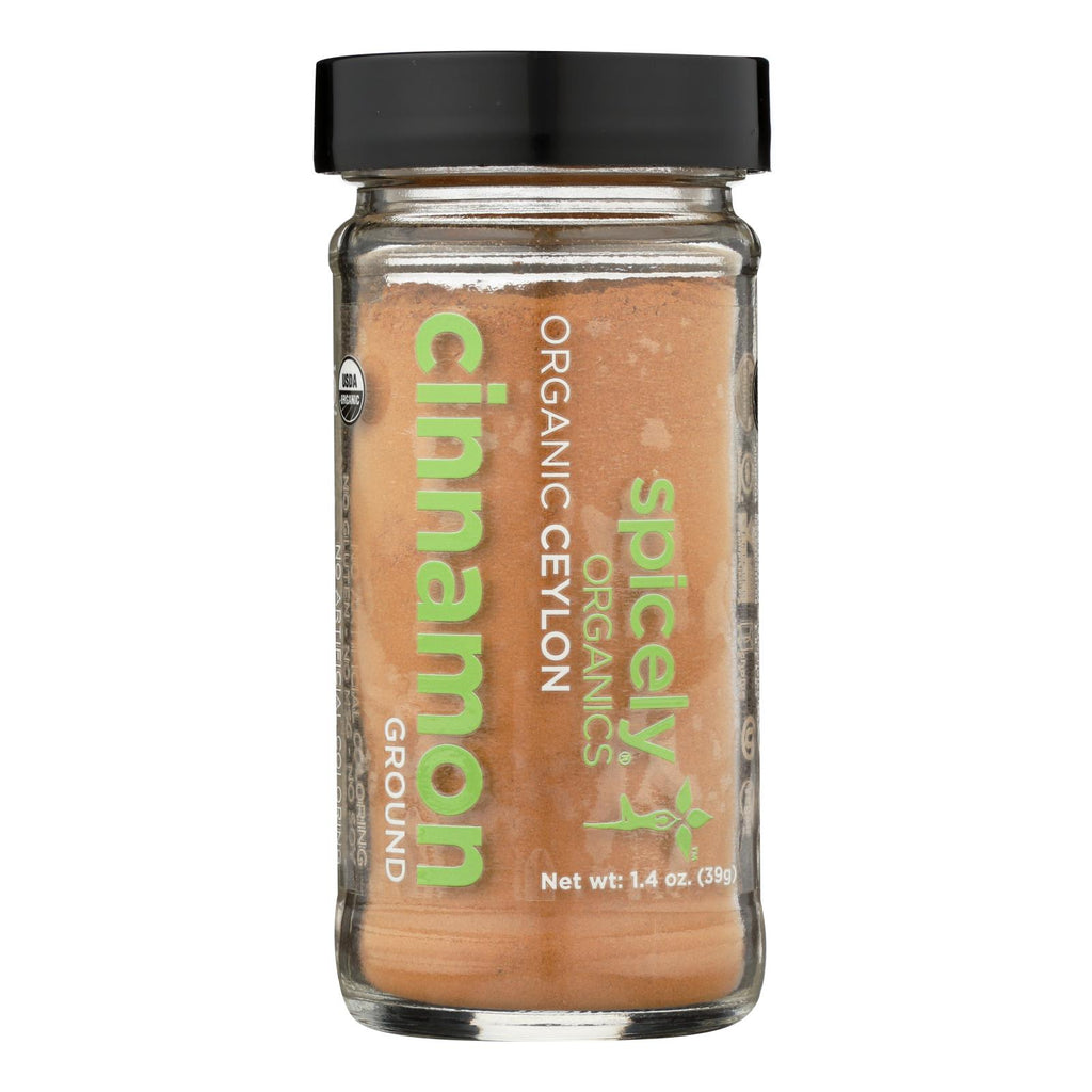 Spicely Organics - Organic Cinnamon Ceylon - Grnd - Case Of 3 - 1.4 Oz. - Lakehouse Foods