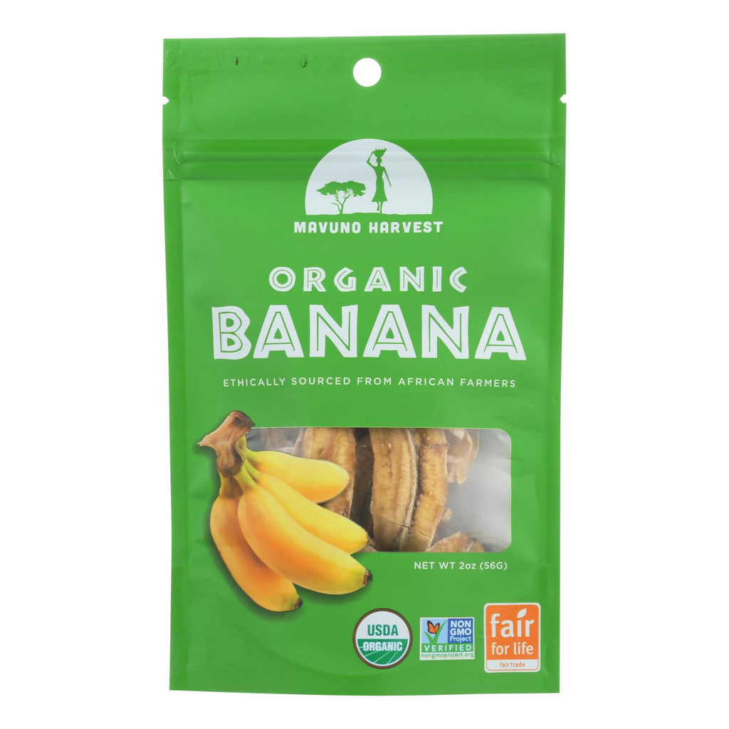 Mavuno Harvest Organic Gluten - Free Dried Banana - Case Of 6 - 2 Oz. - Lakehouse Foods