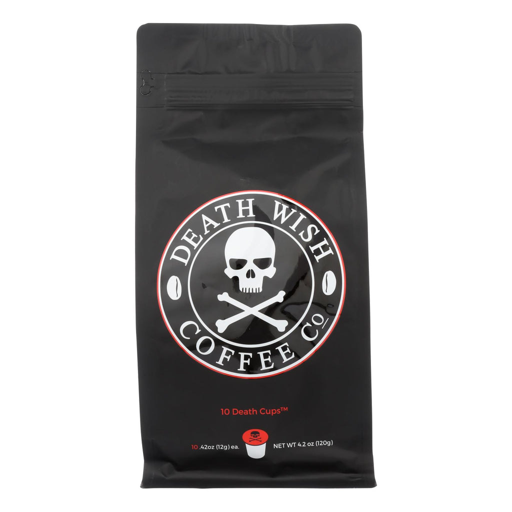 Death Wish Coffee - Coffee Single Serve Cup - Case Of 6-10 Ct - Lakehouse Foods