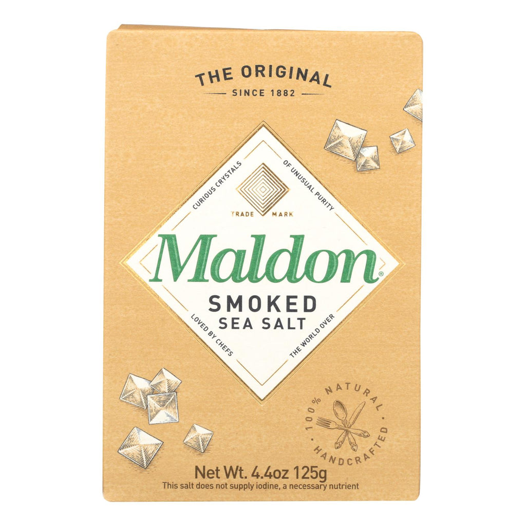 Maldon Flakes - Smoked Sea Salt - Case Of 6 - 4.4 Oz. - Lakehouse Foods