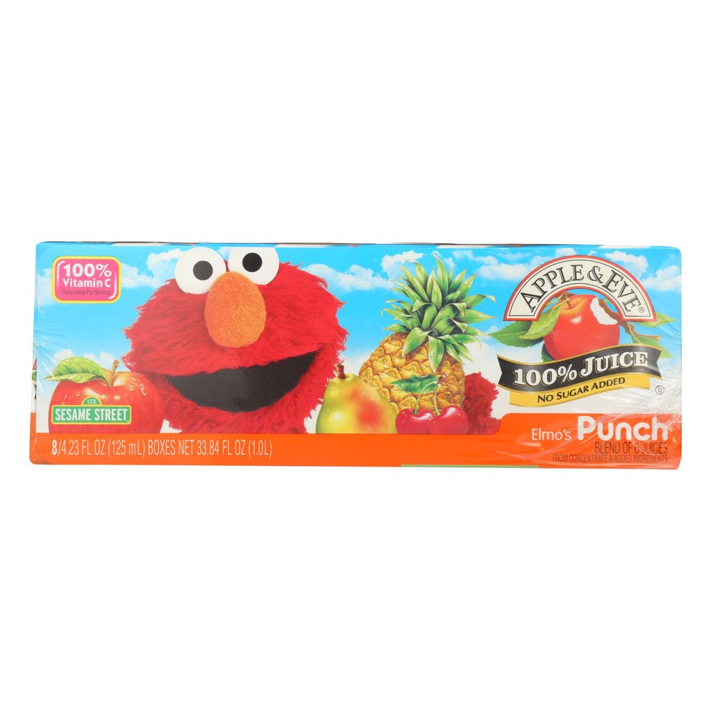 Apple And Eve Sesame Street Juice Elmo's Punch - Case Of 6 - 6 Bags - Lakehouse Foods