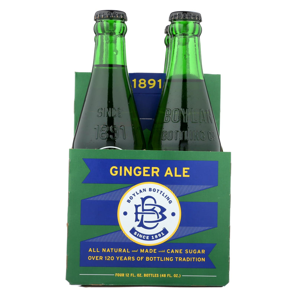 Boylan Bottling - Soda - Ginger Ale - Case Of 6 - 4-12 Fl Oz. - Lakehouse Foods