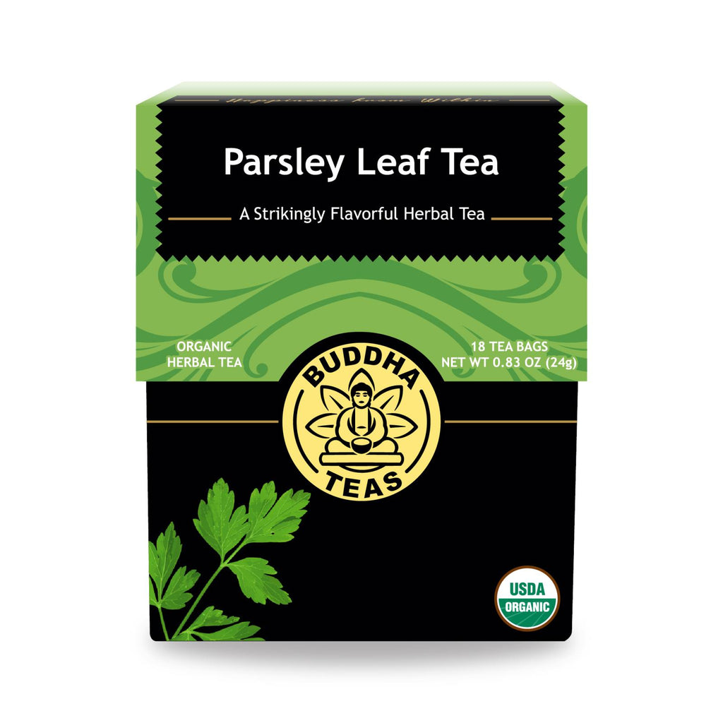Buddha Teas - Organic Tea - Parsley Leaf - Case Of 6 - 18 Count - Lakehouse Foods