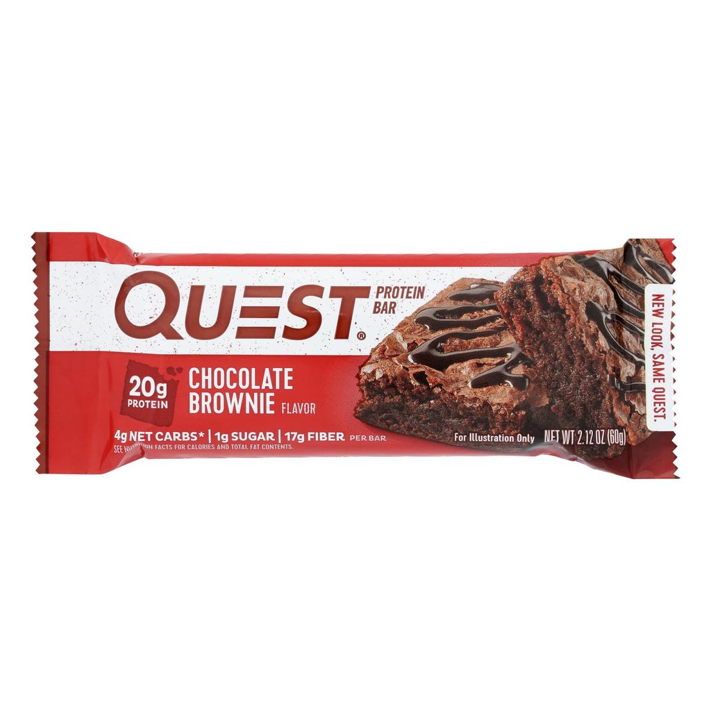 Quest Bar - Chocolate Brownie - 2.12 Oz - Case Of 12 - Lakehouse Foods