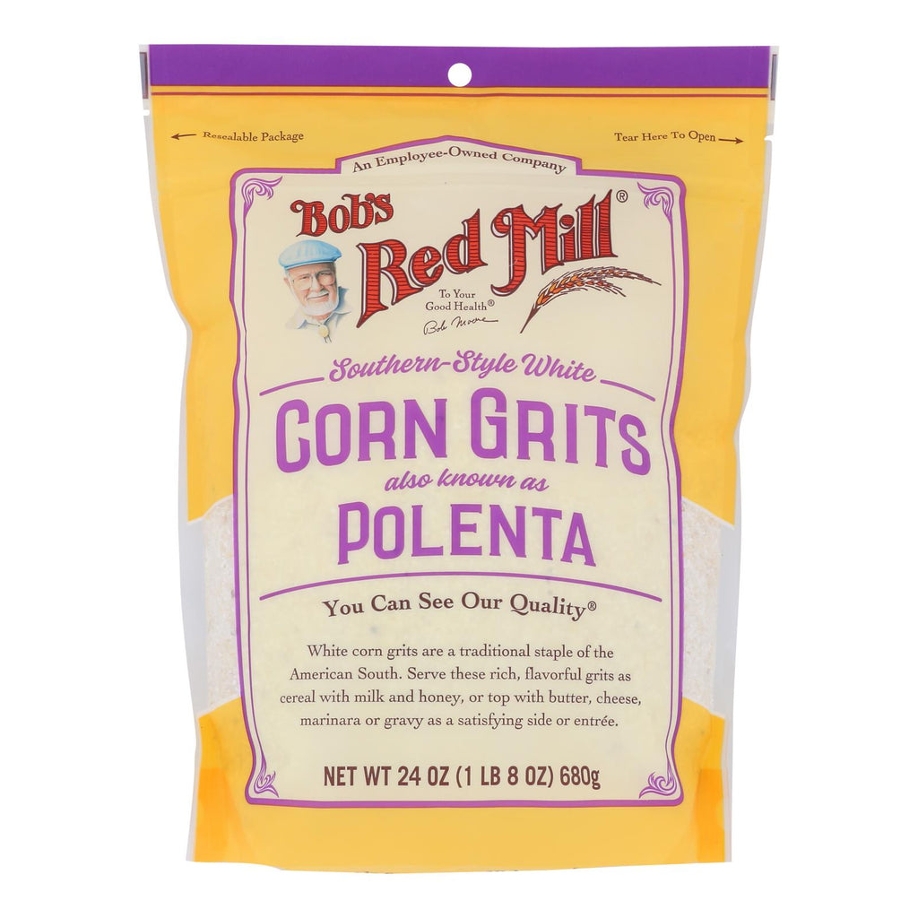 Bob's Red Mill - Grits White Corn - Case Of 4 - 24 Oz - Lakehouse Foods