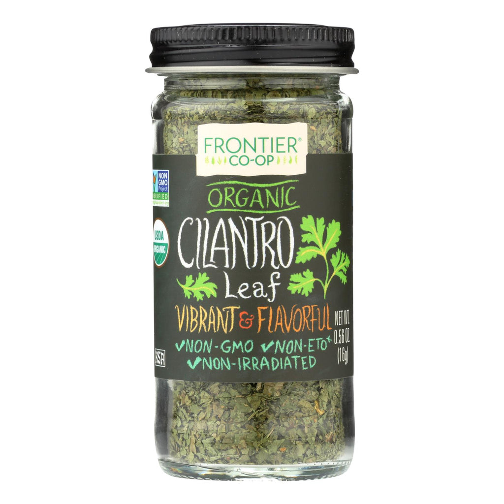 Frontier Herb Cilantro Leaf - Organic - Cut And Sifted - 0.56 Oz - Lakehouse Foods