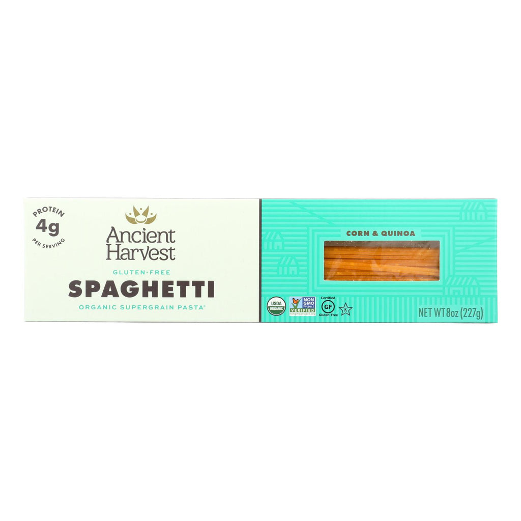 Ancient Harvest Organic Quinoa Supergrain Pasta - Spaghetti - Case Of 12 - 8 Oz - Lakehouse Foods