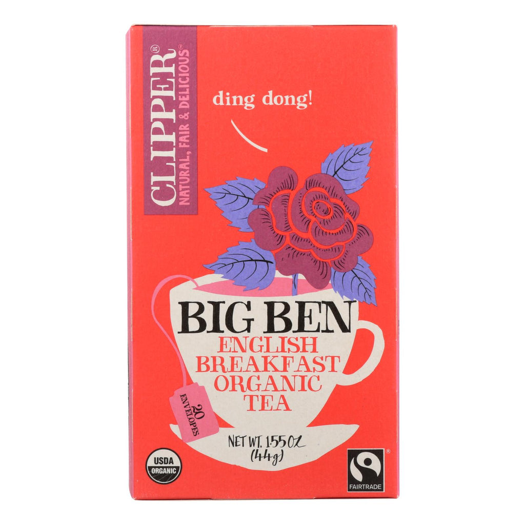 Clipper Tea - Organic Tea - Big Ben - Case Of 6 - 20 Bags - Lakehouse Foods