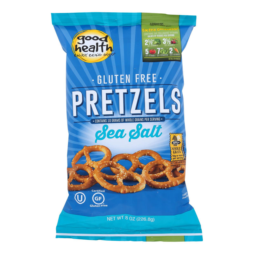 Good Health Pretzels - Sea Salt - Case Of 12 - 8 Oz - Lakehouse Foods