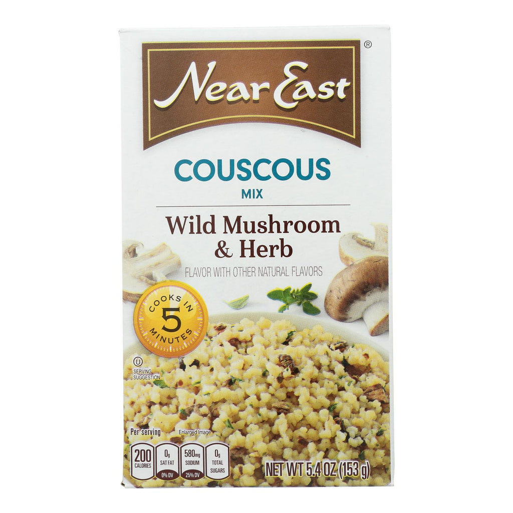 Near East Couscous Mix - Wild Mushroom And Herb - Case Of 12 - 5.4 Oz. - Lakehouse Foods