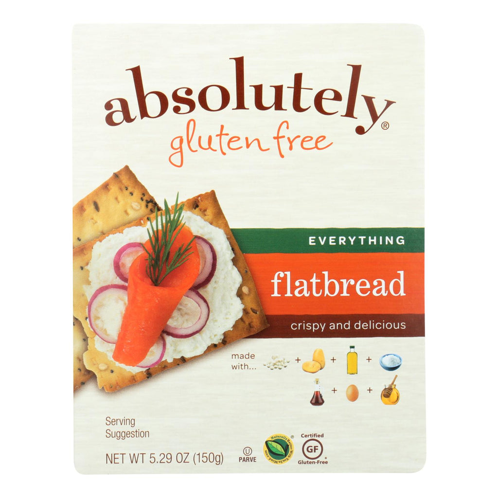Absolutely Gluten Free - Flatbread - Original - Case Of 12 - 5.29 Oz. - Lakehouse Foods