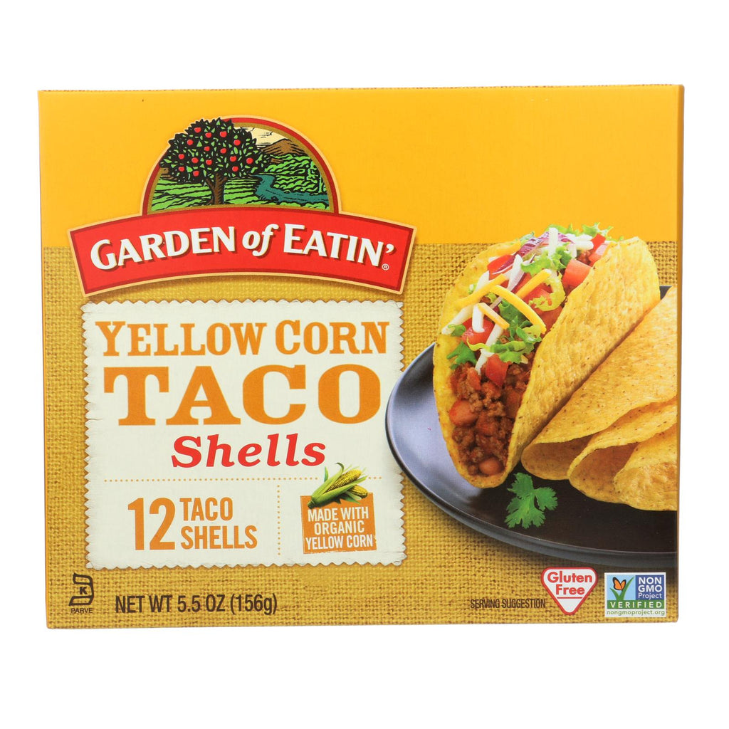 Garden Of Eatin' Yellow Corn Taco Shells - Taco Shells - Case Of 12 - 5.5 Oz. - Lakehouse Foods