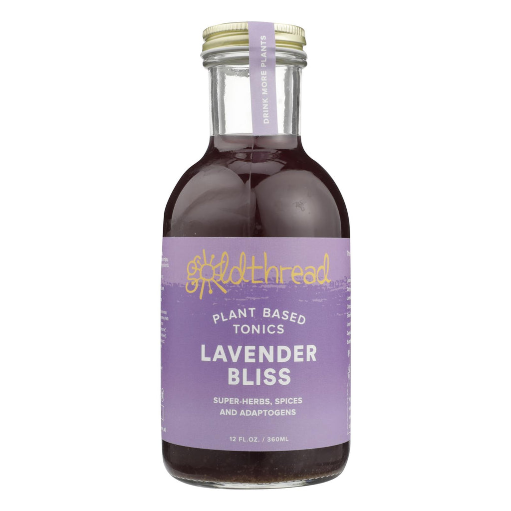 Goldthread Lavender Bliss Tonic  - Case Of 6 - 12 Fz - Lakehouse Foods