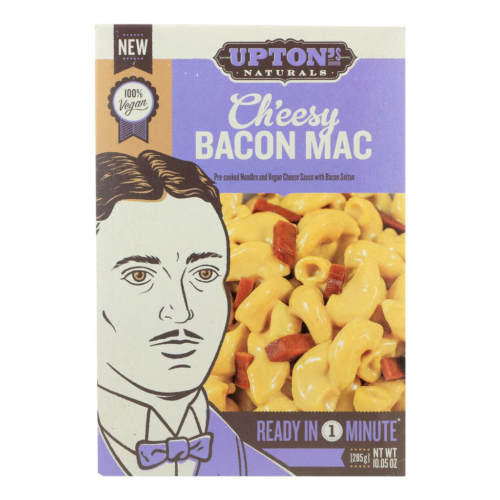 Upton's Naturals Macaroni - Ch'eesy Bacon - Case Of 6 - 10.05 Oz - Lakehouse Foods