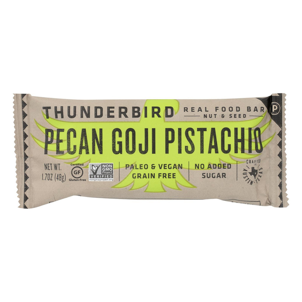 Thunderbird - Bar Pecans Goji Pistachio - Case Of 12-1.7 Oz - Lakehouse Foods