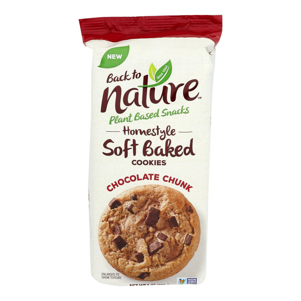 Back To Nature - Cookie Homestyle Chocolate Chunk - Case Of 6-8 Oz - Lakehouse Foods