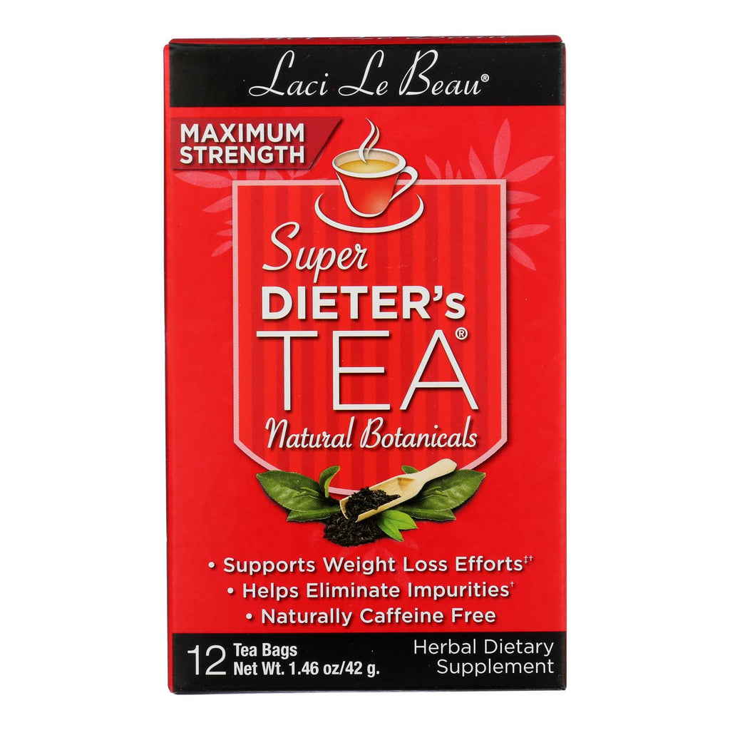 Laci Le Beau Maximum Strength Super Dieter's Tea - 12 Tea Bags - Lakehouse Foods