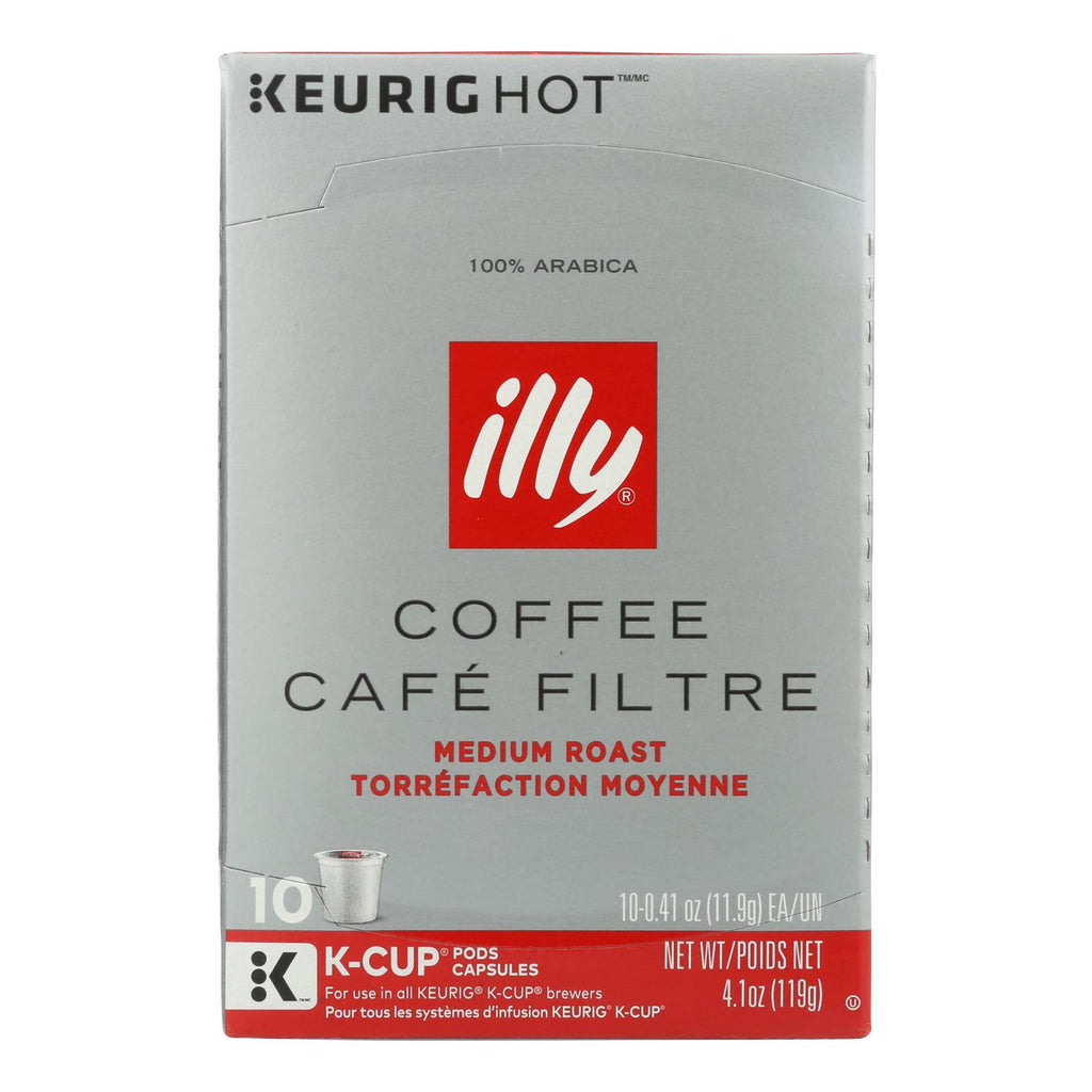Illy Caffe Coffee - Kcups Red Mediu Roasted - Case Of 6 - 10 Count - Lakehouse Foods
