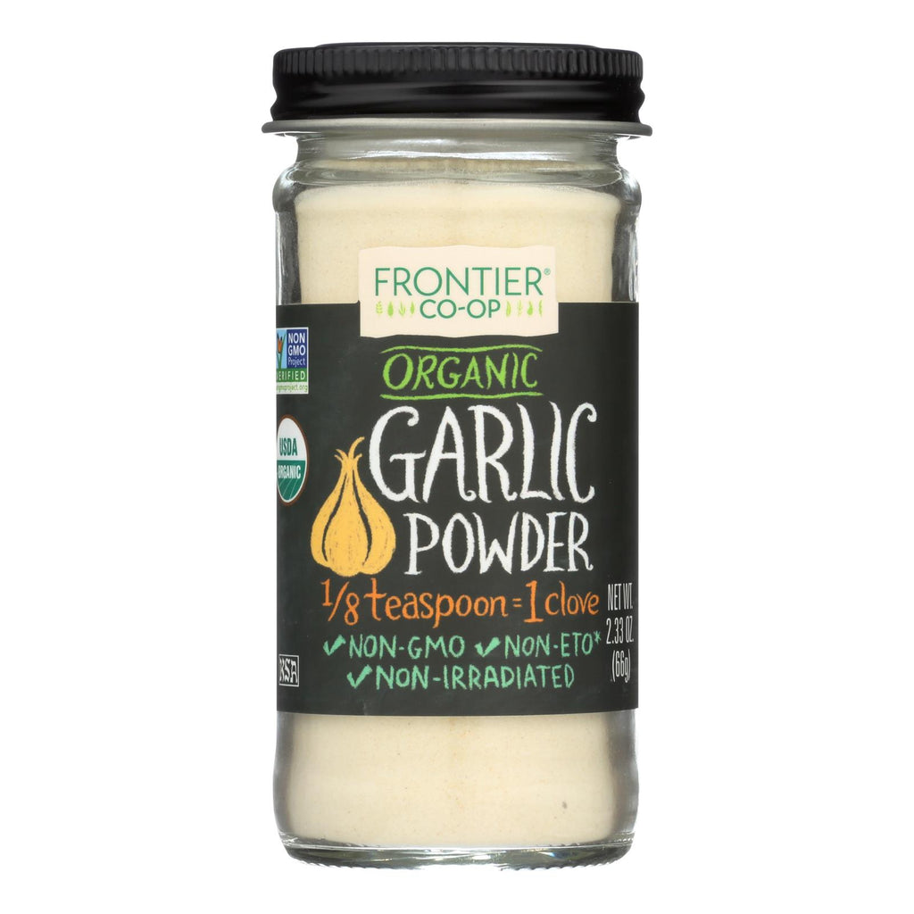 Frontier Herb Garlic - Organic - Powder - 2.33 Oz - Lakehouse Foods