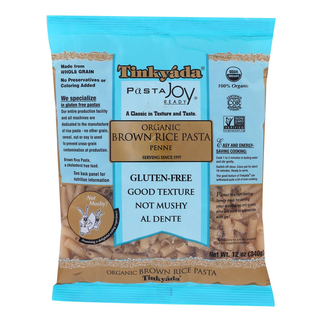 Tinkyada Organic Brown Rice Penne - Case Of 12 - 12 Oz - Lakehouse Foods