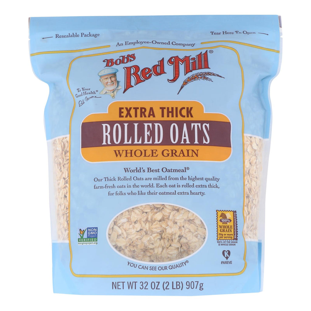 Bob's Red Mill - Rolled Oats - Extra Thick - Case Of 4-32 Oz. - Lakehouse Foods