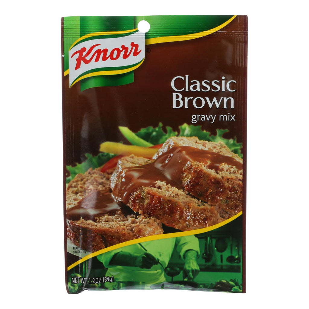 Knorr Gravy Mix - Classic Brown - 1.2 Oz - Case Of 12 - Lakehouse Foods