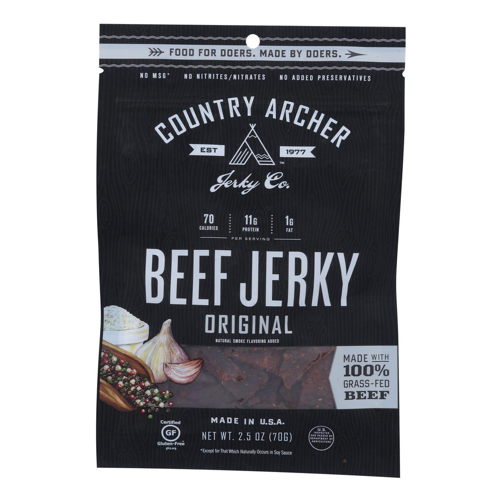 Country Archer - Jerky Original Beef - Case Of 12-2.5 Oz - Lakehouse Foods