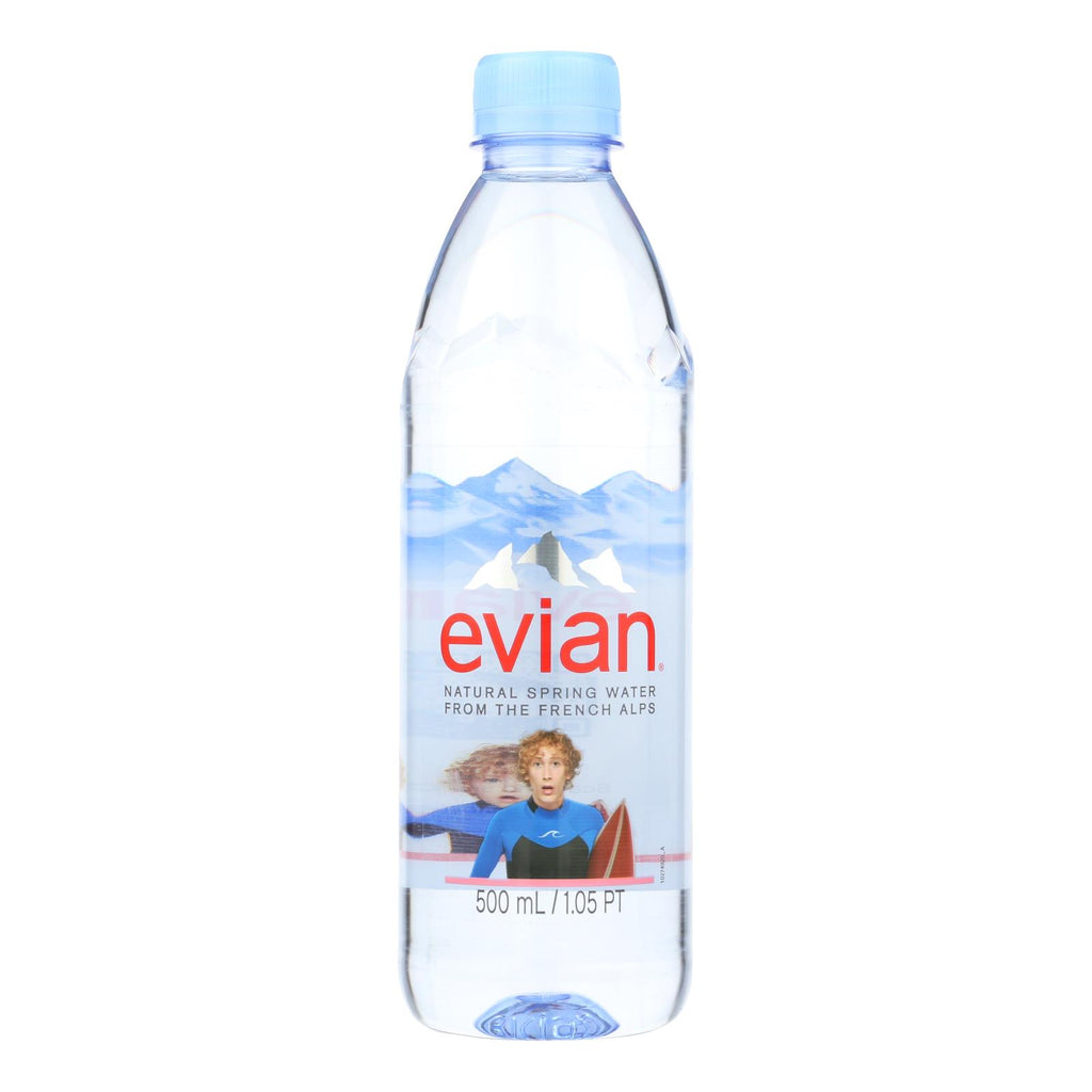 Evians Spring Water Spring Water Plastic - Water - Case Of 24 - 500 Ml - Lakehouse Foods