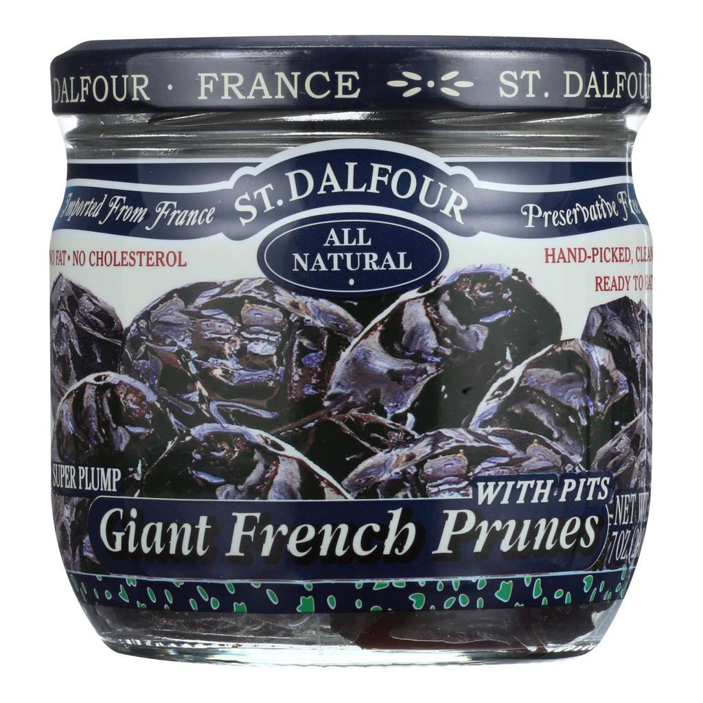 St Dalfour Prunes - French - Giant - With Pits - 7 Oz - Case Of 6 - Lakehouse Foods