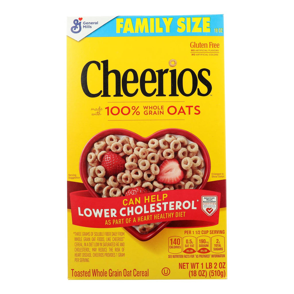 General Mills - Cheerios Oat Cereal - Case Of 10-18 Oz - Lakehouse Foods