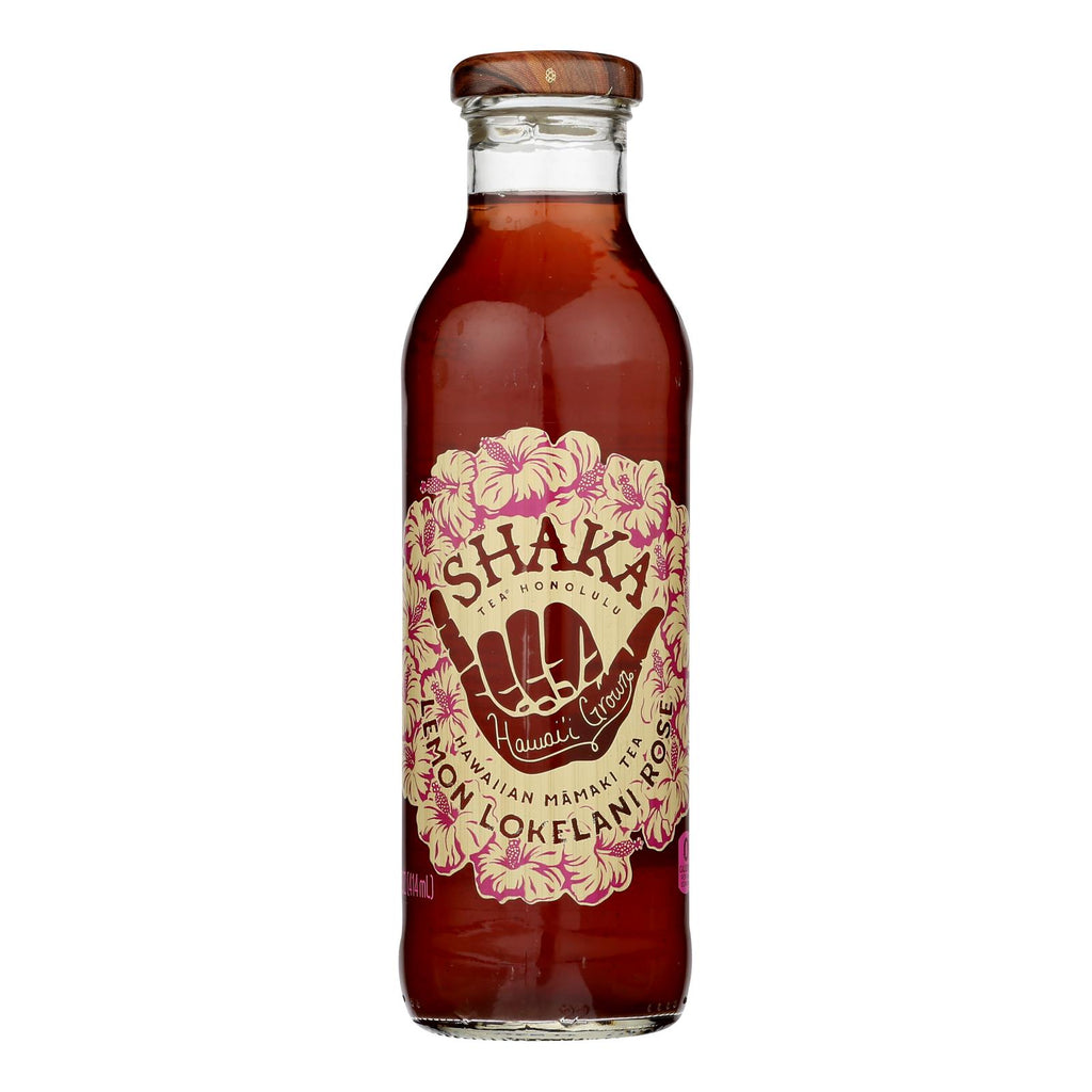 Shaka Tea - Tea Lemon Lokelani Rose - Case Of 12 - 14 Fz - Lakehouse Foods