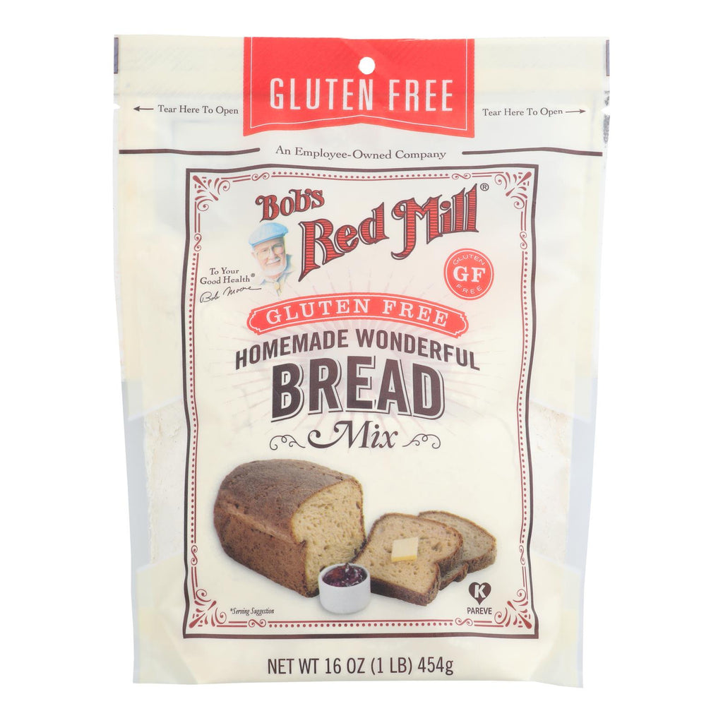 Bob's Red Mill - Bread Mix Homemade Wndrfl Gluten Free - Case Of 4-16 Oz - Lakehouse Foods