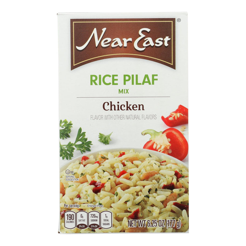 Near East Rice Pilaf Mix - Chicken - Case Of 12 - 6.25 Oz. - Lakehouse Foods
