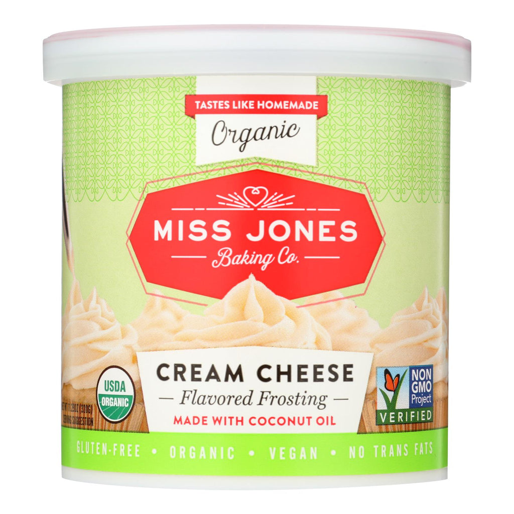 Miss Jones Baking Co Organic Cream Cheese - Case Of 6 - 11.29 Oz - Lakehouse Foods