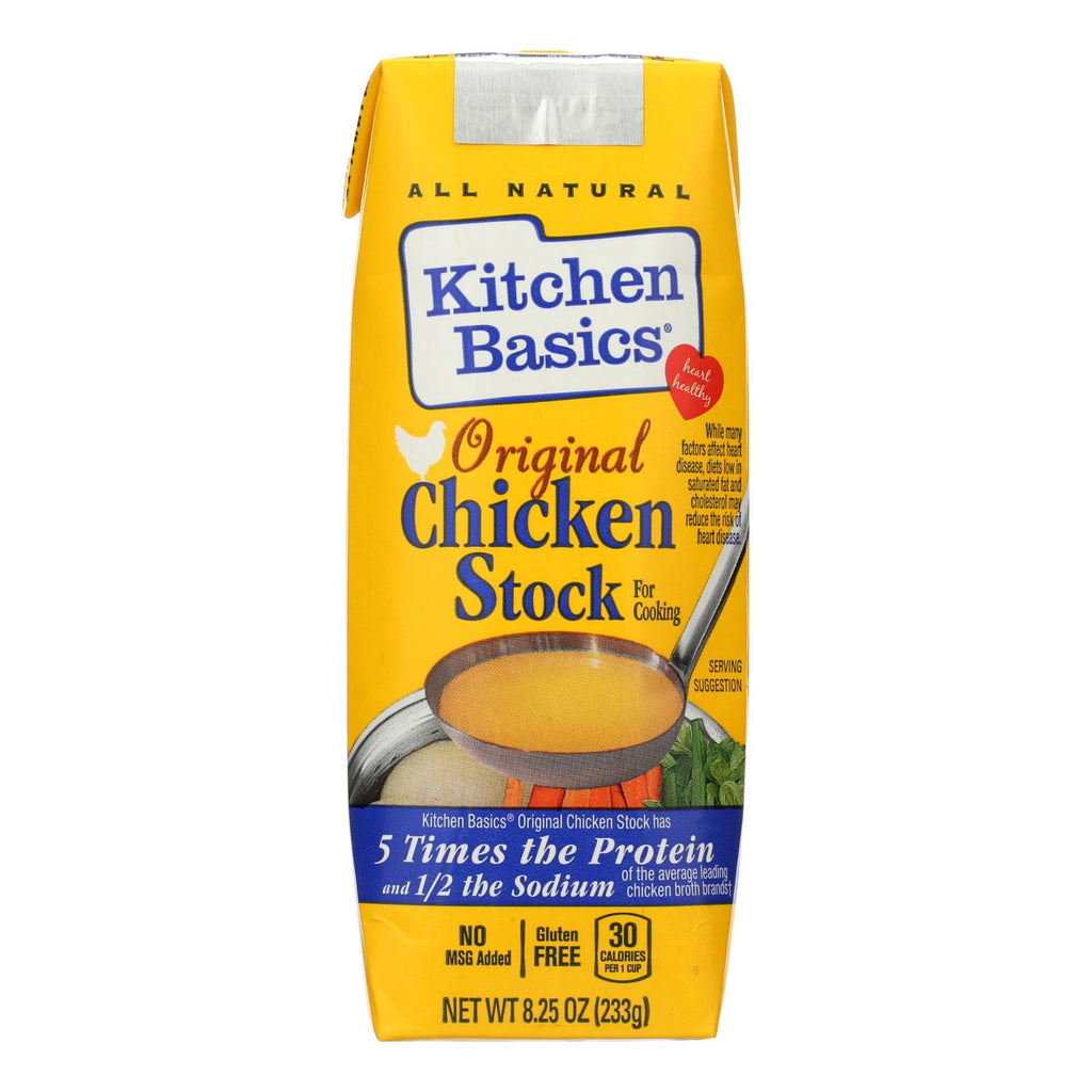 Kitchen Basics Chicken Stock - Case Of 12 - 8.25 Fl Oz. - Lakehouse Foods