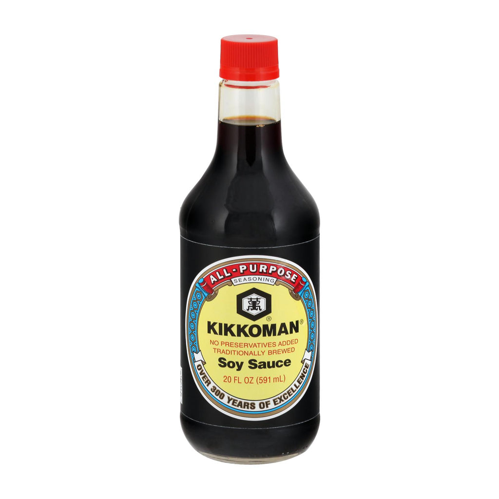 Kikkoman Soy Sauce - Case Of 12 - 20 Fl Oz. - Lakehouse Foods