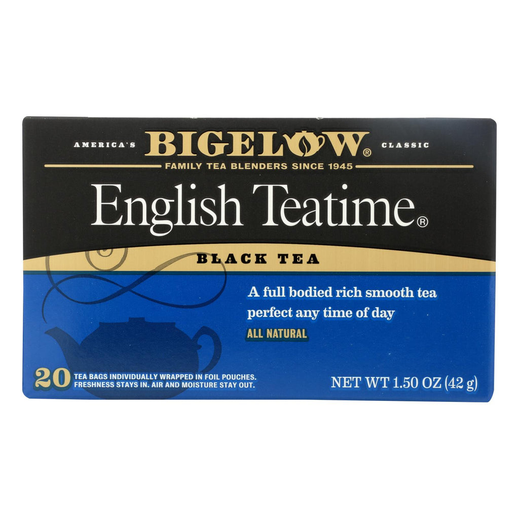 Bigelow Tea English Teatime Black Tea - Case Of 6 - 20 Bags - Lakehouse Foods