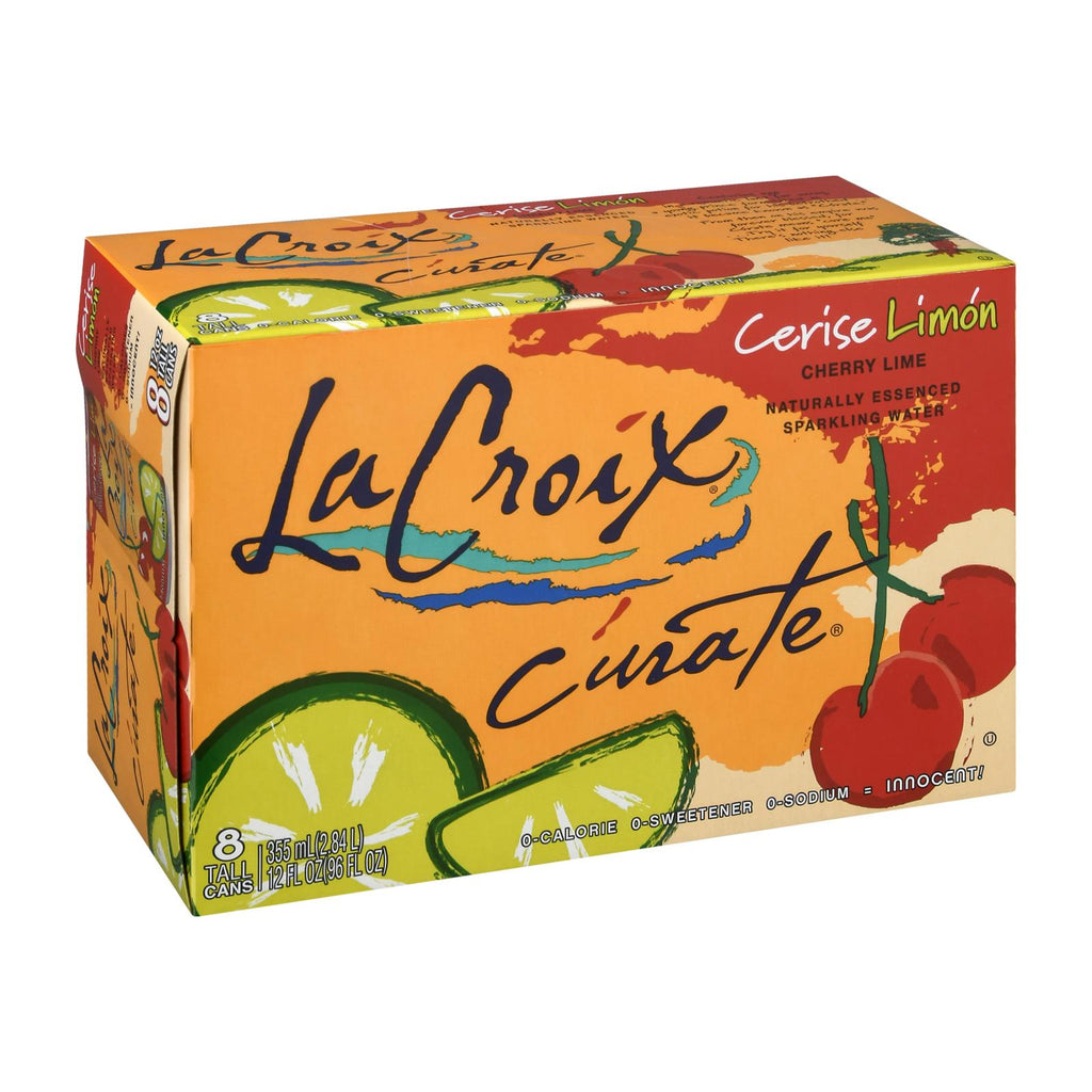 Lacroix Sparkling Water - Lime - Case Of 3 - 12 Fl Oz. - Lakehouse Foods